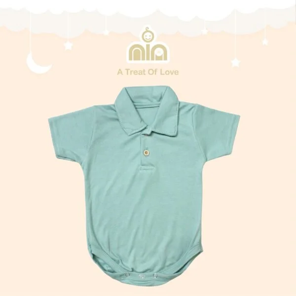 NIA Jumper Bayi Laki Laki Warna Polos Premium 0-3 Bulan - Image 4