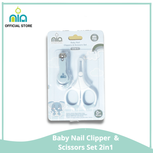 NIA Baby Nail Clipper And Scissors Set 2in1 - Image 3
