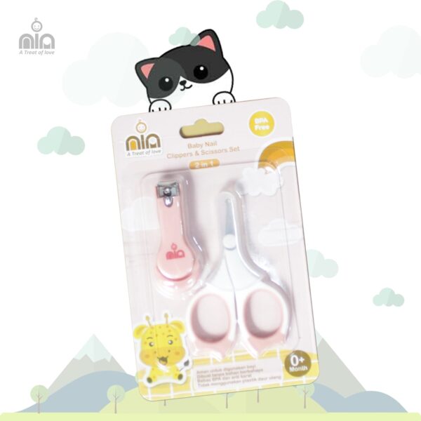NIA Baby Nail Clipper And Scissors Set 2in1 - Image 5