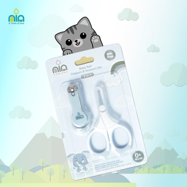 NIA Baby Nail Clipper And Scissors Set 2in1 - Image 6