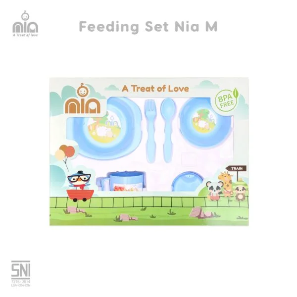 NIA Tempat Makan Bayi Feeding Set Nia Ukuran Medium - Image 2