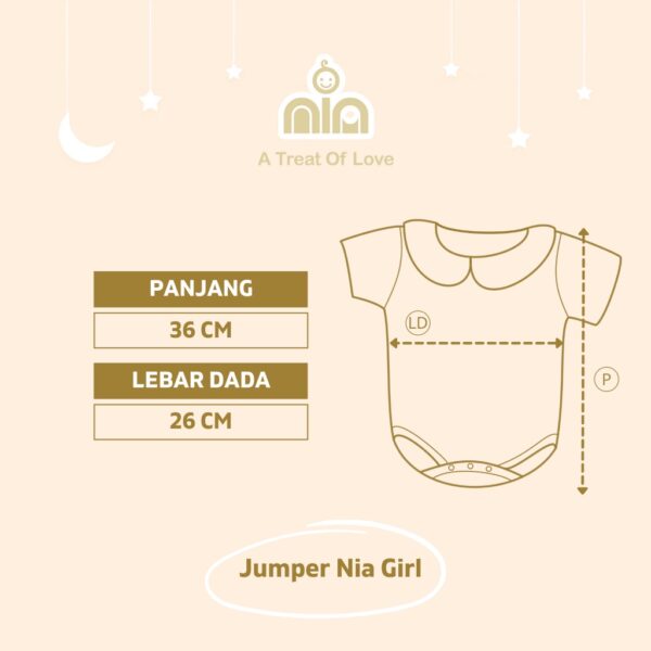 NIA Jumper Bayi Perempuan Warna Polos Premium  0-3 Bulan - Image 5