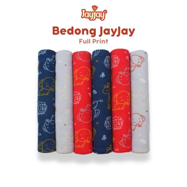 Jayjay Bedong Bayi Motif Fullprint Isi 6 - Image 6